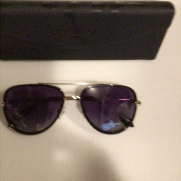NEW!Quay ALL IN POLARIZED aviator sunglasses